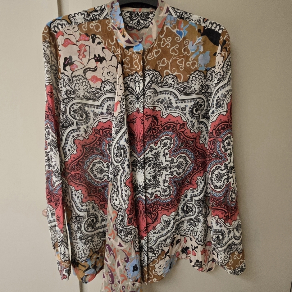 Etro Silk Chiffon Shirt